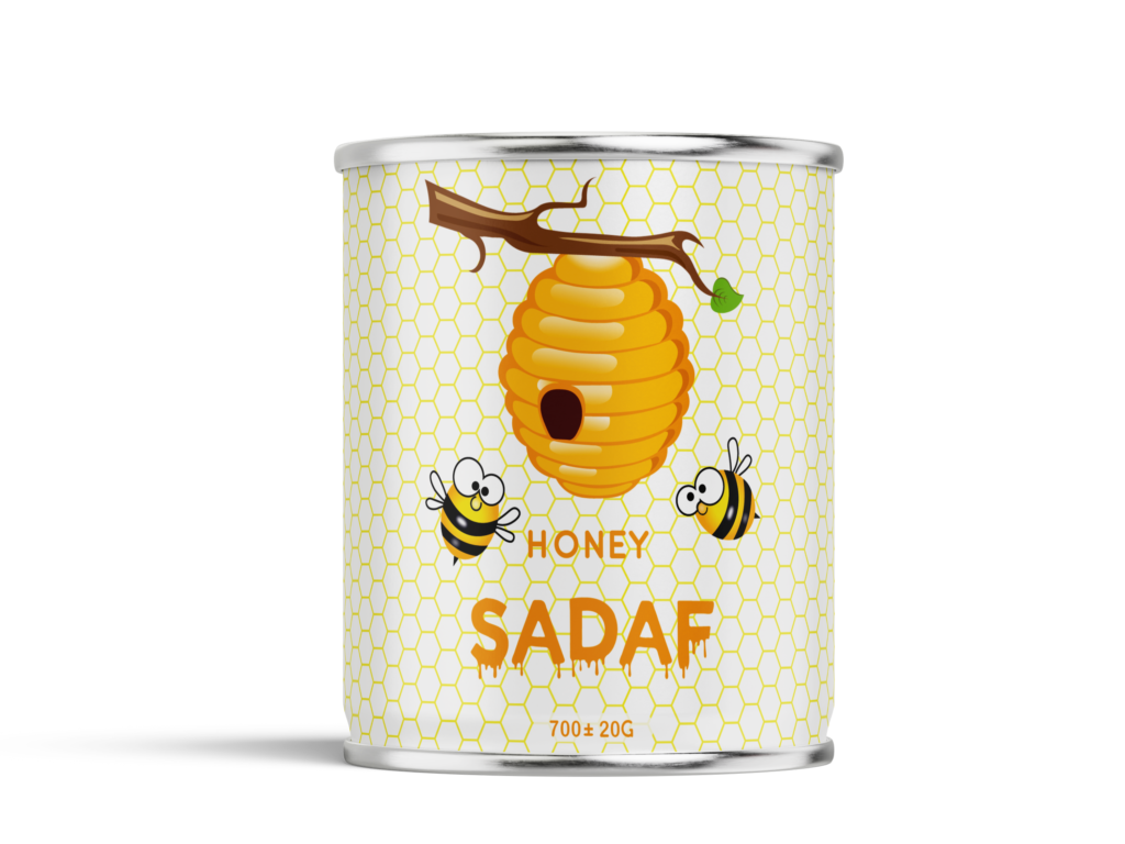 موم صدف کنسروی عسل 700 گرم